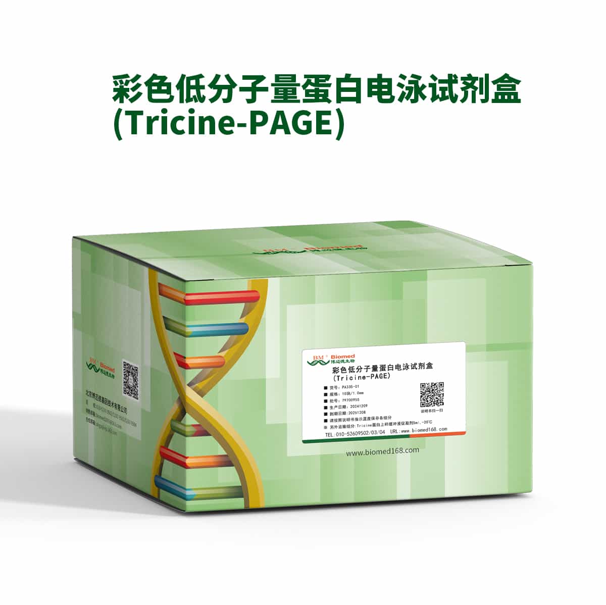 8% 彩色（红色）免染PAGE胶一步法快速制备试剂盒